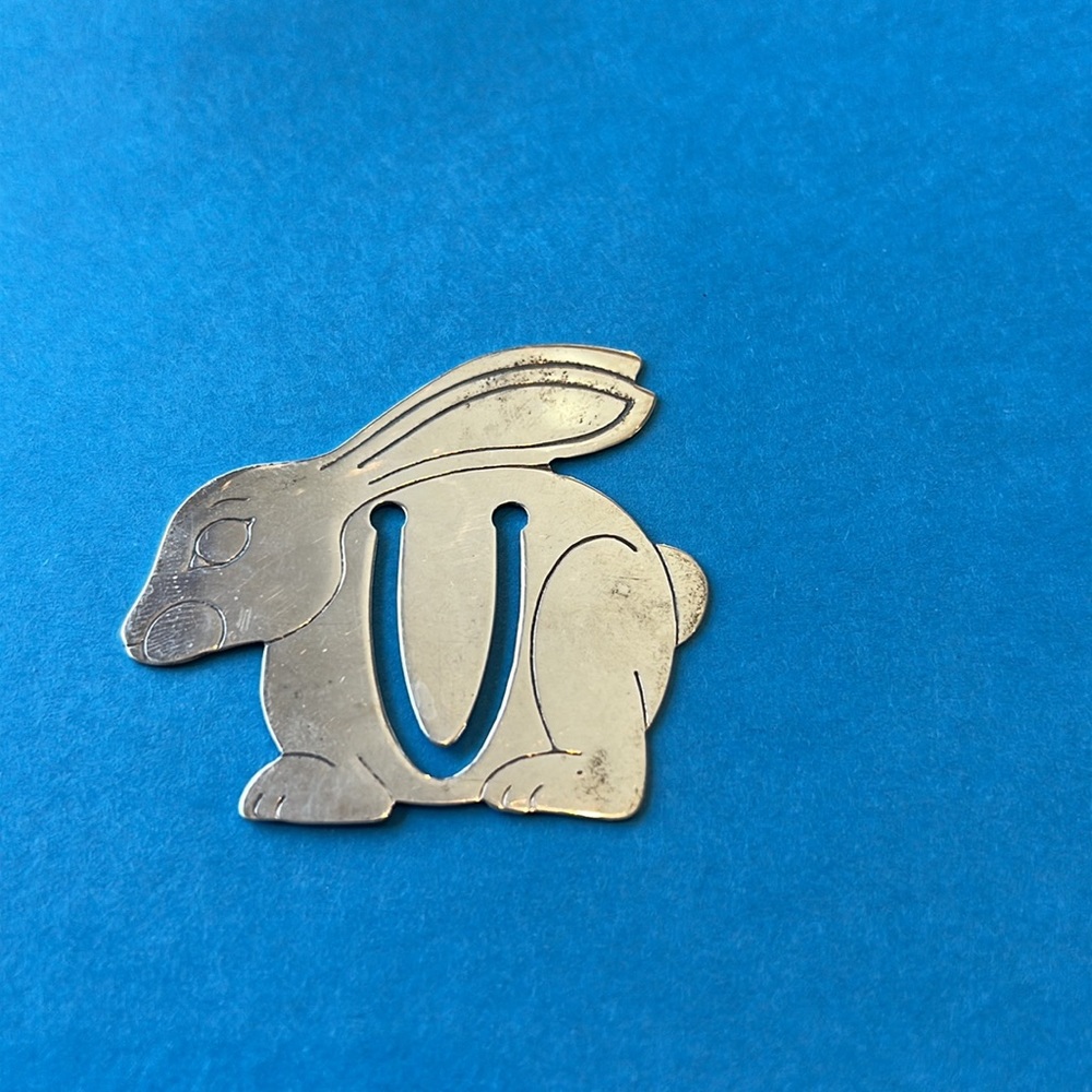 Rare vintage Tiffany & Co. rabbit bookmark